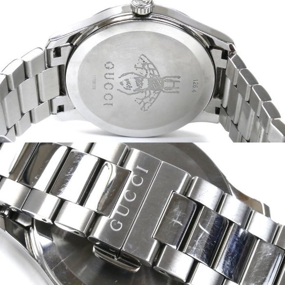 GUCCI G Timeless Kingsnake Watch Battery Operated YA1264076/126.4 Men's - Picture 6 of 8